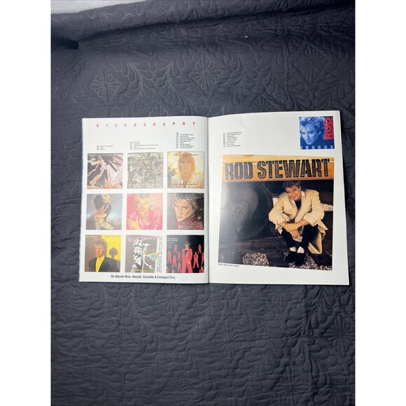 ROD STEWART TOUR PROGRAMME 1986-1987 VTG COLLECTIBLE MEMORABILIA VERY GOOD COND. - Picture 9 of 10